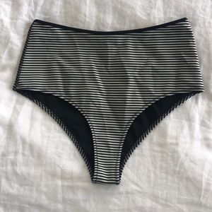 Marysia striped high waist bottom